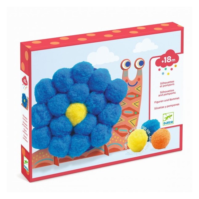 Koliažas "Pompon Sraigė"