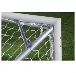 Futbolo vartai, baltos spalvos, 5x1.5m
