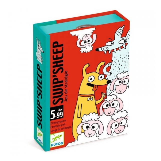 Djeco kortų žaidimas ''Swip sheep''