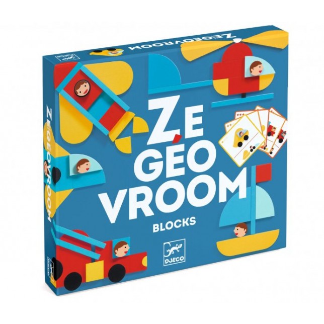 Kūrybinis konstruktoriaus rinkinys "Ze Geo Vroom"