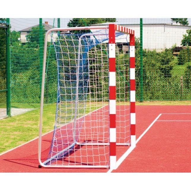 Futbolo vartų tinklas 3 x 2 m 3mm baltos spalvos