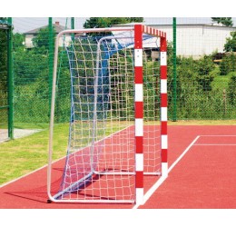 Futbolo vartų tinklas 3 x 2 m 4 mm baltos spalvos