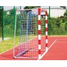 Futbolo vartų tinklas 3 x 2 m 4 mm baltos spalvos
