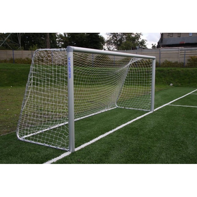 Futbolo vartų tinklas 5 x 2 m 3mm baltos spalvos