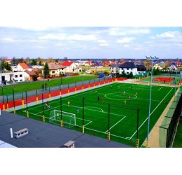 Futbolo vartų tinklelis žalios spalvos 5 x 2 m 4 mm