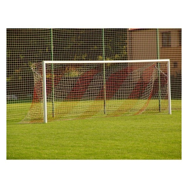 Nešiojamų futbolo vartų tinklas žalios spalvos 7,33 x 2,44