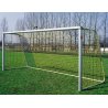 Nešiojamų futbolo vartų tinklas žalios spalvos 7,33 x 2,44