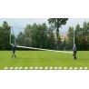 Nešiojamų futbolo vartų tinklas baltos spalvos 7,33 x 2,44