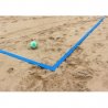 Lauko futbolo aikštelės ribų linijos, skirtos 26x36m aikštelei, mėlyna