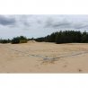 Lauko futbolo aikštelės ribų linijos, skirtos 26x36m aikštelei