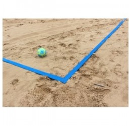 Lauko futbolo aikštelės ribų linijos, skirtos 26x36m aikštelei