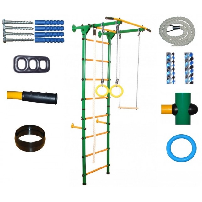 Metalinis sporto kompleksas vaikams JUNIOR ATLET LIGHT 220 cm x 55 cm