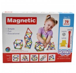 Magnetinis konstruktorius, 70vnt.
