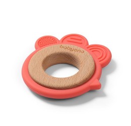 Babyono silikoninis kramtukas, raudonas