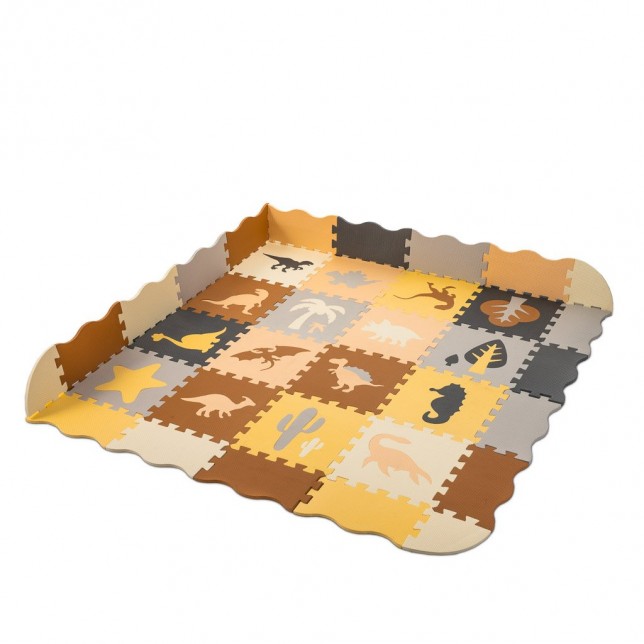 Putų dėlionės kilimėlis dinozaurai 143cm x 143cm x1cm