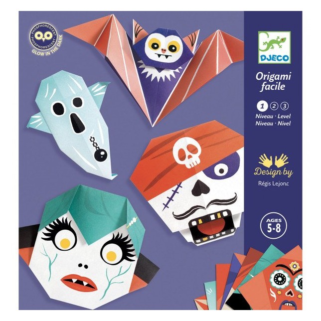 Djeco origami rinkinys "Siaubūnai"