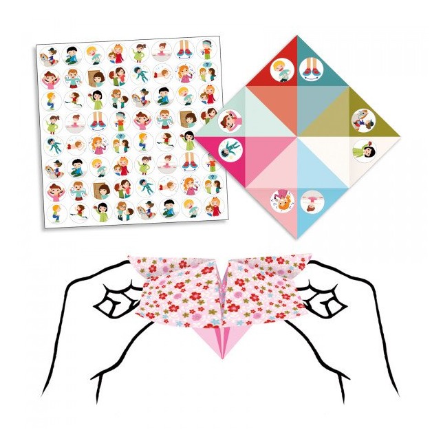 Djeco origami žaidimas "Linksmi iššūkiai"