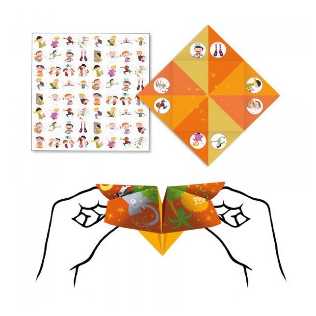 Djeco origami žaidimas "Paukščiai"