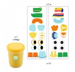 Djeco plastilino rinkinys "Gyvūnai"