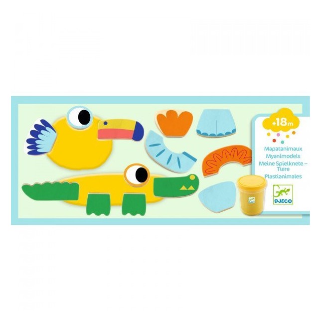 Djeco plastilino rinkinys "Gyvūnai"