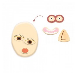 Djeco plastilino rinkinys "Veidai"
