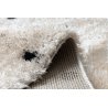 "FLUFFY" Kreminės spalvos kilimas su juodais taškeliais