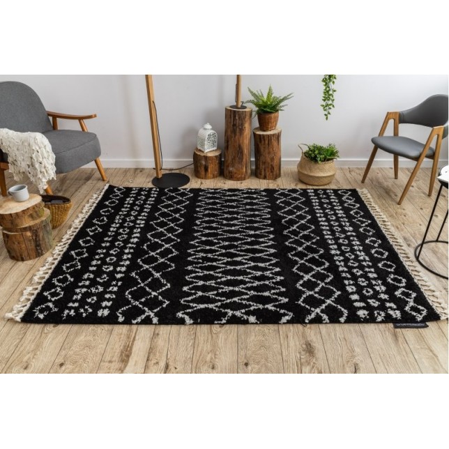 Kilimas BERBER ETHNIC juodas