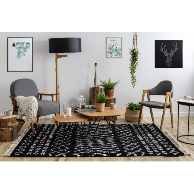 Kilimas BERBER ETHNIC juodas