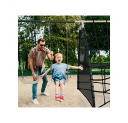 Dvivietės sūpynės su laipiojimo tinklu - "Family Sports"