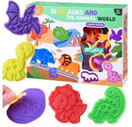Modelino rinkinys su priedais "Dinozaurai"
