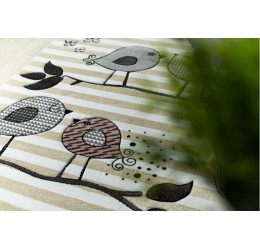 Kreminės spalvos kilimas - PETIT BIRDS