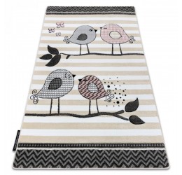 Kreminės spalvos kilimas - PETIT BIRDS