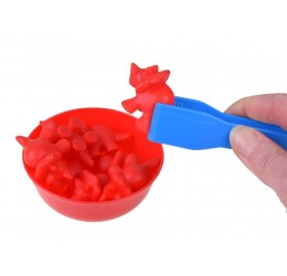 Spalvotų dinozaurų figurėlių rinkinys