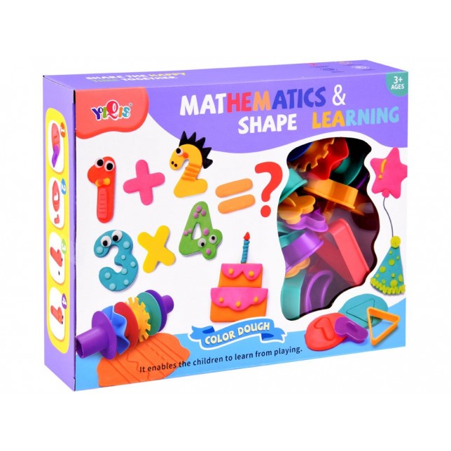 Plastelino rinkinys su formelėmis