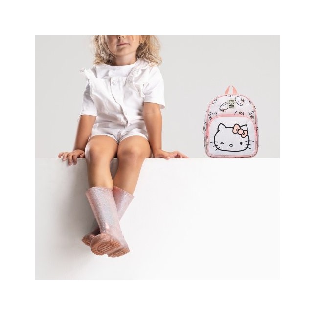 Vaikiška kuprinė su rausvomis detalėmis "Hello Kitty"