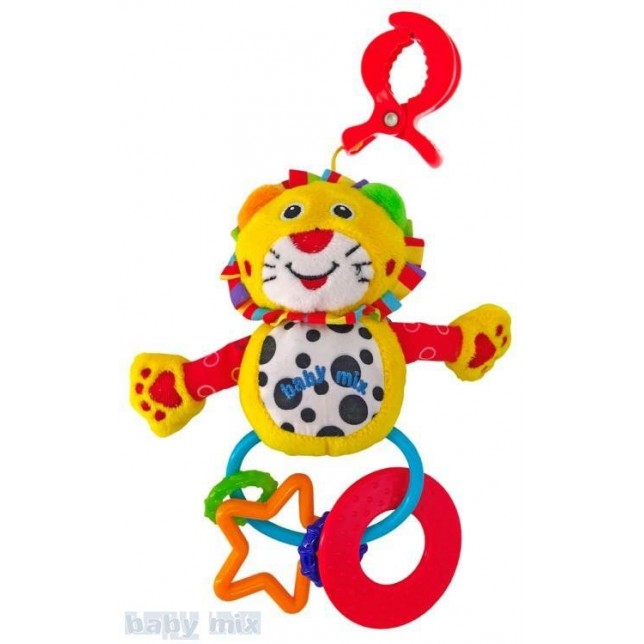 Baby Mix žaisliukas kūdikiui "Ryškiaspalvis Liūtas"