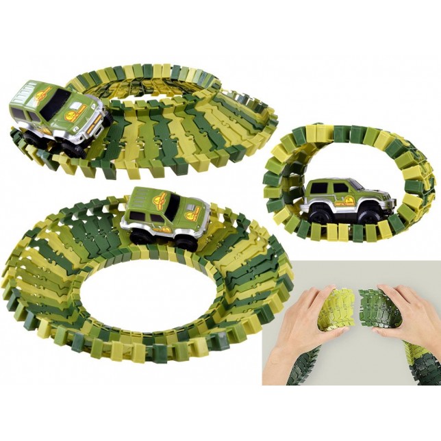 Lanksti automobilių trasa "Dinozaurų parkas"