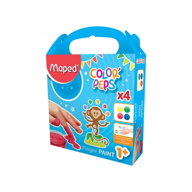 Rinkinys dažymui pirštais "Maped Color’Peps Early Age"