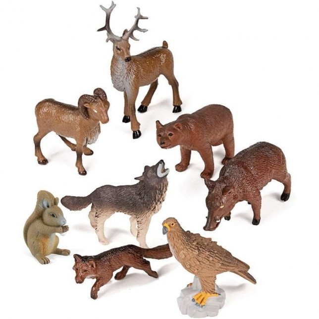 Miniland miško gyvūnų figūrėlės