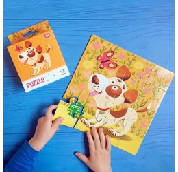 Dodo dėlionė "Šuniukas" 16 detalių