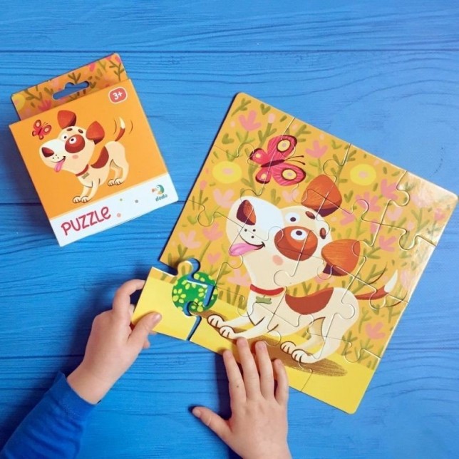 Dodo dėlionė "Šuniukas" 16 detalių