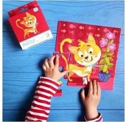 Dodo dėlionė "Kačiukas" 16 detalių