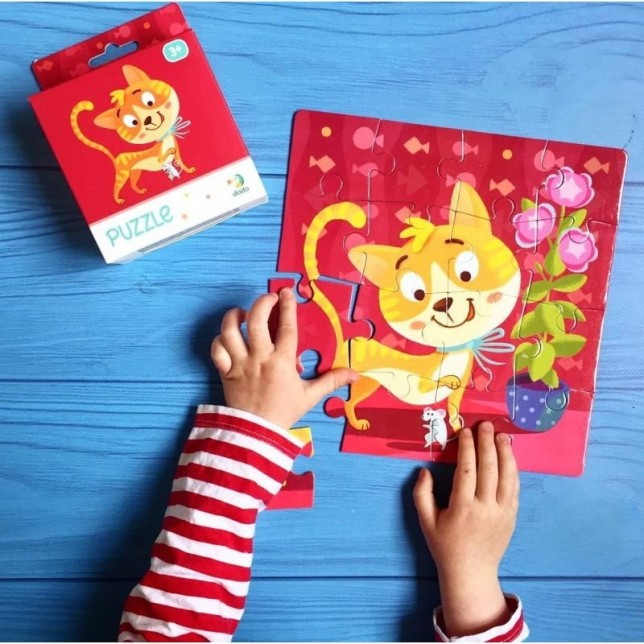 Dodo dėlionė "Kačiukas" 16 detalių