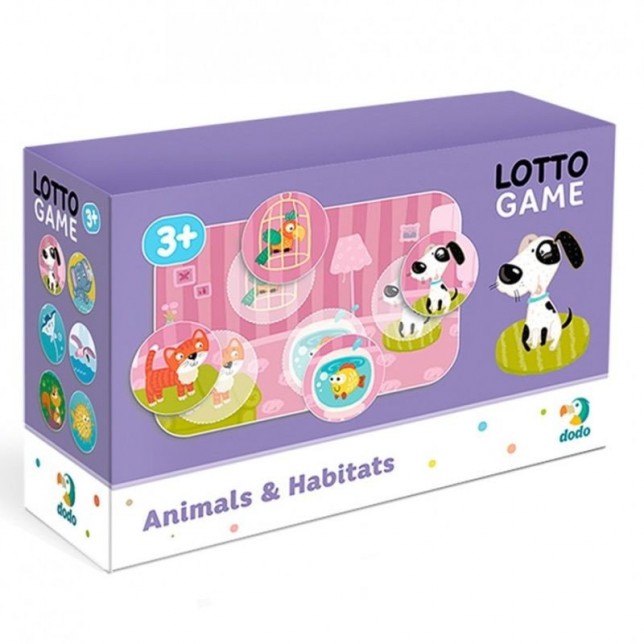 Dodo stalo žaidimas "Gyvūnų loto"