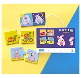 Dodo dėlionė "Priešingybės"