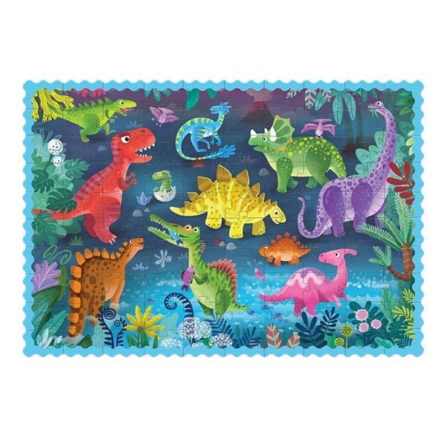 Dodo dėlionė "Dinozaurai" 100 detalių