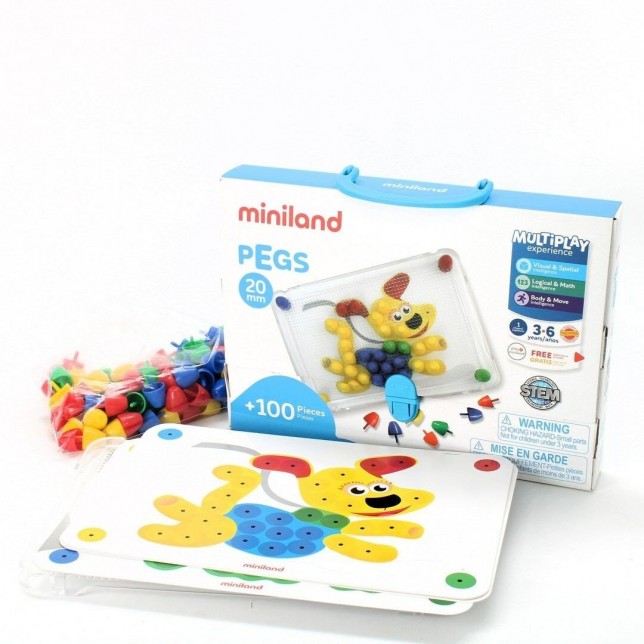 Miniland edukacinis žaidimas "Gyvūnų mozaika"