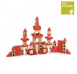 Miniland medinių kaladėlių pilis