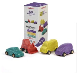 Miniland EKO mašinų rinkinys "Minimobil"