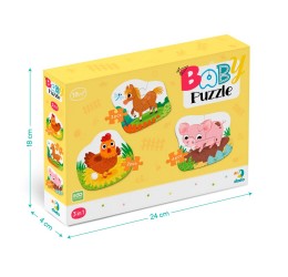 3 Dėlionių rinkinys "Diena Ūkyje"